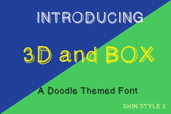 3D and Box: The Bold Typeface for Standout Branding