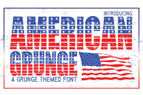 American Grunge: A Bold Display Typeface for Modern Editorial Design