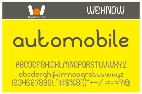 Automobile Typeface for Bold Tech Campaigns