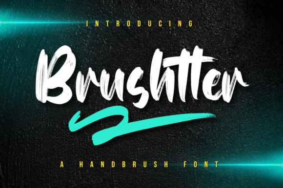 Brushtter: The Bold Display Typeface for Modern Digital Branding