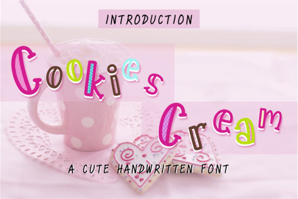 Cookies Cream: A Whimsical Display Font for Creative Branding