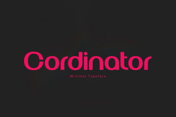 Cordinator: The Minimal Display Font for Handmade Creators
