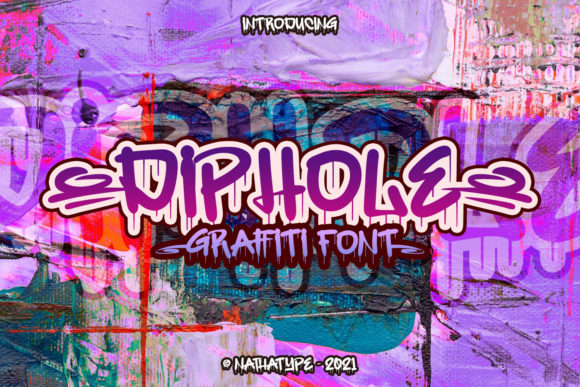 Diphole: A Dramatic Display Font for Street-Style Editorial Design