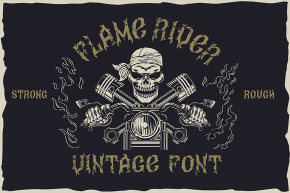Flame Rider: The Bold Display Font for Scroll-Stopping Campaigns