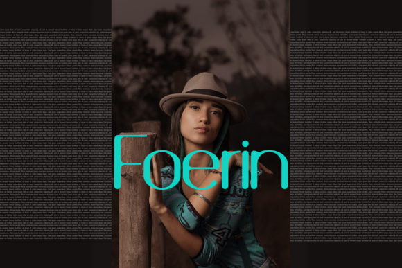 Foerin Typeface: A Modern Display Font for Minimalist Branding