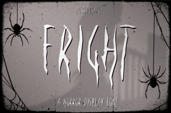 Fright: A Spooky Display Typeface for Creative Makers