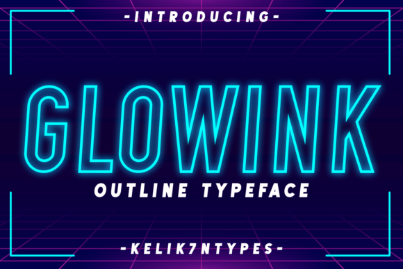 Glowink: The Bold Display Font for Standout Branding