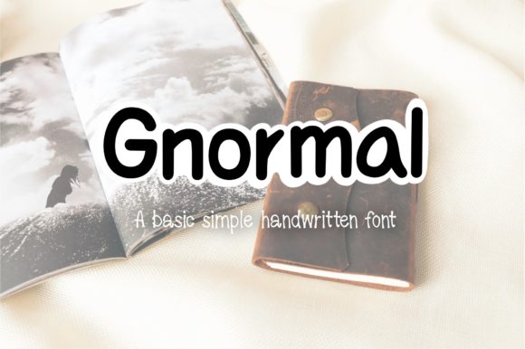 Gnormal Display Font for Modern Web Design and Branding