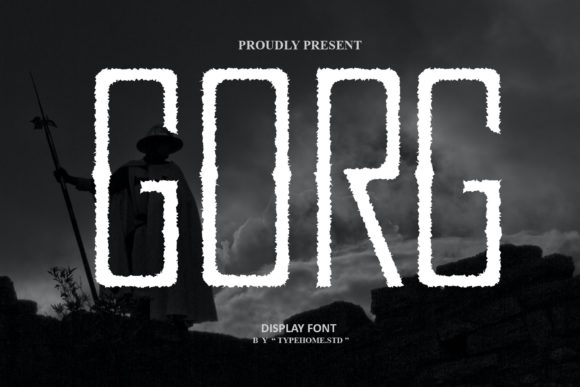 Gorg: A Unique Display Font for Editorial Design