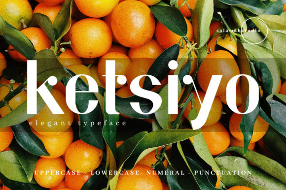 Ketsiyo: The Bold Display Font for Modern Branding