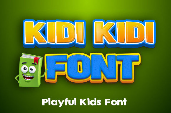 Kidi Kidi: A Playful Display Font for Bold Branding