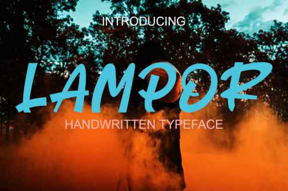 Lampor Display Font for Bold Web Design