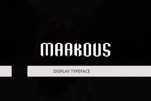 Markous: The Bold Display Typeface for Unique Shop Branding
