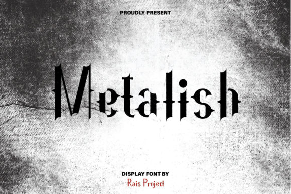 Metalish: The Mystical Display Font for Bold Brand Identity