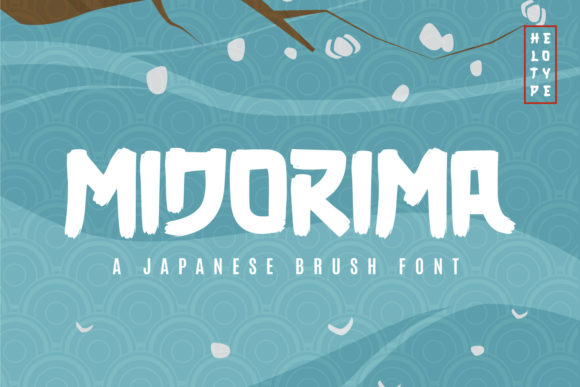 Midorima: The Brushed Japanese Display Font for Bold Campaigns