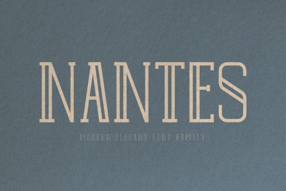 Nantes: A Bold Display Font for Luxurious Brand Identity