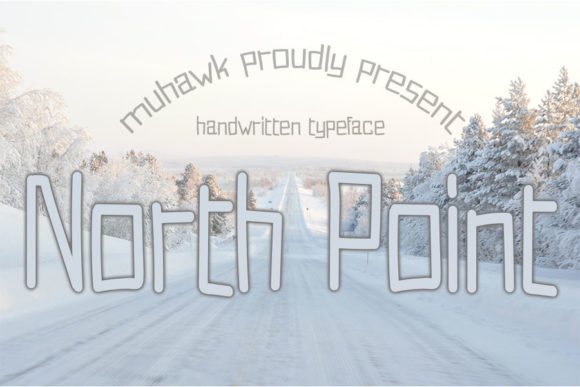 North Point: A Robotic Display Font for Modern Editorial Design