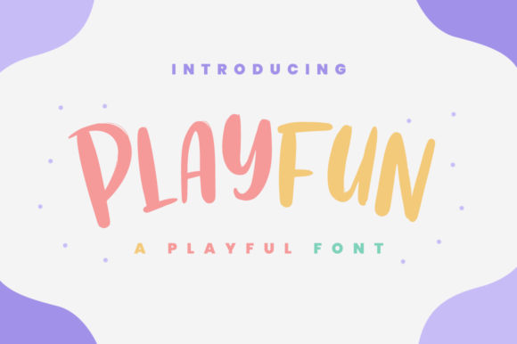 Playfun: The Smart Display Font for Memorable Branding