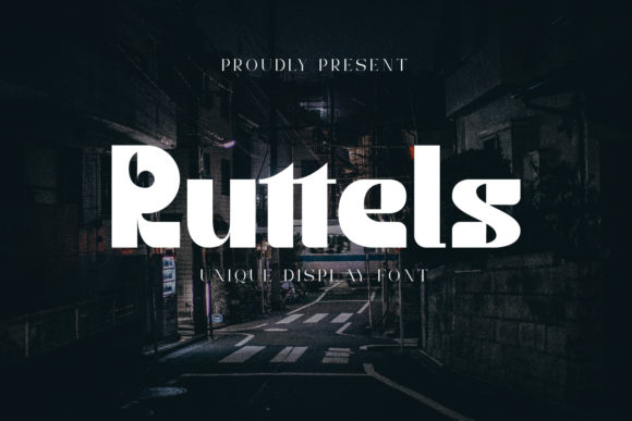 Ruttels: The Bold Display Font for Modern Editorial Design