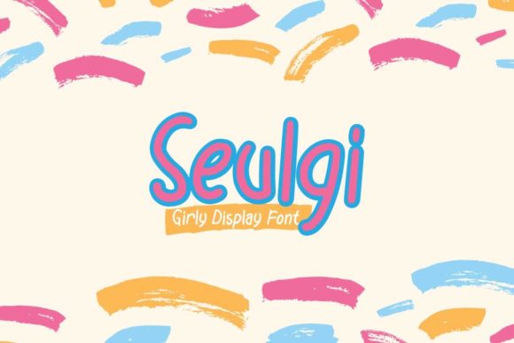 Seulgi: A Sweet Display Font for Bright Branding Projects