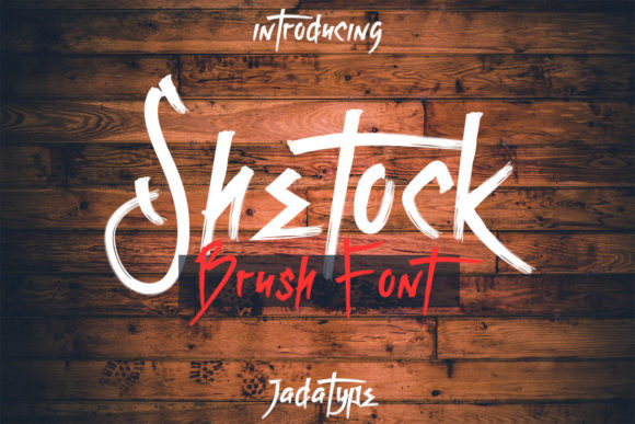 Shetock Brushed Display Font for Strong Brand Identity