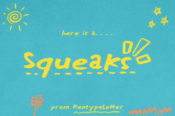 Squeaks: The Quirky Display Font for Memorable Branding