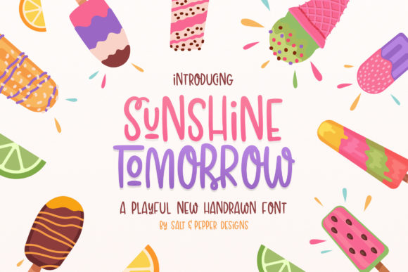 Sunshine Tomorrow: A Playful Display Font for Vibrant Branding