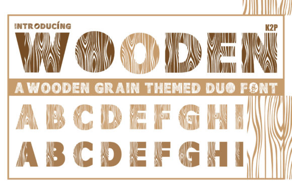Wooden Duo: The Bold Display Font for Distinctive Branding